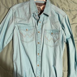 Wrangler Pearl Snap Never Worn